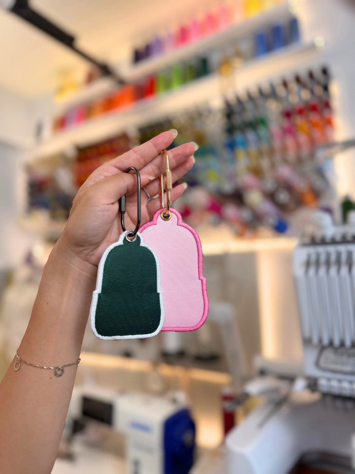 Instant Download | Backpack ITH Bag Tag Embroidery File | Two Sizes